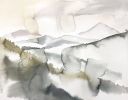 Appalachians No. 10 : Original Watercolor Painting | Paintings by Elizabeth Becker. Item made of paper works with contemporary & modern style