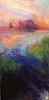 Lowland Hum | Oil And Acrylic Painting in Paintings by Julia Lawing Fine Art. Item composed of canvas and synthetic in coastal style