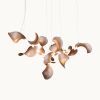 Dune 12 Cluster in Metallic Tones Pendant Light | Chandeliers by MOSS Objects. Item composed of metal in contemporary or japandi style