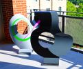 Namaste | Mixed Media by RJ Art. Item composed of steel compatible with contemporary and modern style