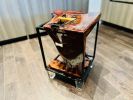 Sculptural Redwood Burl Side Table with Acrylic Feet | Tables by DapperwoodSF. Item made of wood works with mid century modern & contemporary style