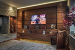 Walnut TV Unit | Media Console in Storage by 1718. Item made of walnut