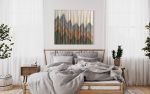 Textile Wall Art SIERRA SAGE Grey Tan Sage Green | Macrame Wall Hanging in Wall Hangings by Wallflowers Hanging Art. Item composed of oak wood and wool in boho or country & farmhouse style