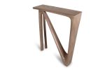Amorph Astra Console Table Solid Ashwood with Gray Oak Stain | Tables by Amorph. Item made of wood