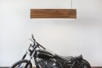 Wood Light Three | Chandeliers by John Beck Steel | Cleveland-Heath in Edwardsville. Item composed of oak wood in mid century modern or contemporary style