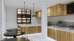 Waters Edge Cafe and Bar | Interior Design by Studio Hiyaku. Item made of synthetic