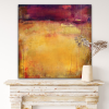 Cabernet Sunset | Oil And Acrylic Painting in Paintings by Tara Catalano Studios. Item made of canvas with synthetic works with modern style