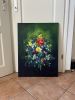 SOLD Wish you flowers nr 13 | Oil And Acrylic Painting in Paintings by Art by Geesien Postema. Item made of canvas compatible with mid century modern and contemporary style