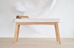 Upholstered CLASIC Design | Bench in Benches & Ottomans by VANDENHEEDE FURNITURE-ART-DESIGN. Item composed of oak wood and fabric in boho or contemporary style