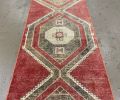 Vintage Turkish Rug Pair  | 2.10 x 10.5 | Area Rug in Rugs by Wool and Rug. Item made of wool works with boho & country & farmhouse style