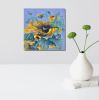 Yellow Poppy | Oil And Acrylic Painting in Paintings by Christiane Papé. Item made of canvas & synthetic