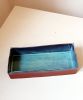 Blue Ceramic Baking Dish | Pan in Cookware by ShellyClayspot. Item composed of ceramic
