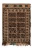 Antique Baluch Persian rug in Beige-Brown Geometric Pattern | Area Rug in Rugs by Rug and Kilimareaar