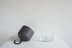Kapi small anthracite | Planter in Vases & Vessels by Krafla | Krafla Studio in Kraków. Item composed of ceramic & glass compatible with minimalism and contemporary style