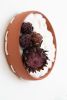 Huckleberry - Terracotta & Fiber Wall Sculpture | Wall Hangings by Keyaiira | leather + fiber. Item made of fiber
