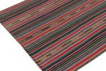 1950s Vintage chaput Kilim style in Multicolor Striped | Area Rug in Rugs by Rug and Kilim