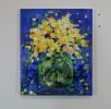 Golden serenade | Oil And Acrylic Painting in Paintings by Art by Geesien Postema. Item composed of canvas in contemporary style