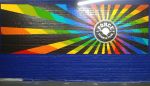 Force Fitness Club Mural | Murals by Matthew Mahler | Force Fitness Club in Queens. Item made of synthetic