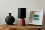 Chic bedside lamp - a form perfect for hotels, lobbies. | Table Lamp in Lamps by ENOceramics. Item composed of fabric & ceramic compatible with minimalism and country & farmhouse style