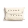 Kora White Small Lumbar Pillow | Pillows by Studio Variously