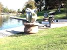 Tulips for Temecula | Public Sculptures by Jeroen Stok. Item made of steel