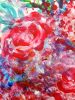 Garden of joy | Oil And Acrylic Painting in Paintings by Elena Parau. Item composed of canvas in boho or contemporary style