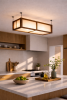 Kitchen or Dining Room Washi Paper Hanging Lamp | Lamps by Witrock Carpentry