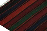Vintage Afghani tribal Kilim rug, in Burgundy, from Rug | Area Rug in Rugs by Rug and Kilim