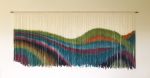 WANDERER TEAL Fiber Art Wall Hanging, Boho Multi Color | Macrame Wall Hanging in Wall Hangings by Wallflowers Hanging Art. Item composed of oak wood & wool compatible with boho and country & farmhouse style