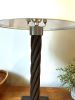 Reclaimed Ski Chairlift Cable Lamp | Table Lamp in Lamps by industrial comfort. Item made of steel works with contemporary & country & farmhouse style