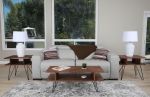 Zuma solid walnut modern coffee table | Tables by Modwerks Furniture Design. Item made of walnut compatible with minimalism and mid century modern style