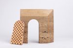 Ognidove - noce | Sculptures by gumdesign. Item composed of walnut and marble in modern style
