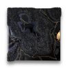 Dancing Midnight Resin Wall Art | Mixed Media by Aga Art Studio. Item in modern style