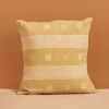 Chokor Nira Ochre Pillow | Pillows by Studio Variously. Item composed of cotton