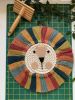 Lion head wall hanging | Macrame Wall Hanging in Wall Hangings by Florrie and Olive. Item made of cotton