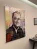 American Presidents | Oil And Acrylic Painting in Paintings by Houben R. T. | Rosewood Washington, D.C. in Washington. Item made of canvas with synthetic