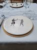 Decorative Plate MEDINA MASHMOUM | Decorative Objects by LA FIBRE ARTISANALE. Item works with contemporary & eclectic & maximalism style