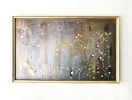 Gold Framed Metallic Bronze Wall Art | Oil And Acrylic Painting in Paintings by NAMYOONSOOART. Item composed of wood and synthetic