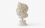 White Mercurius Hermes Marble Bust Istanbul Museum Replica | Sculptures by LAGU. Item composed of marble