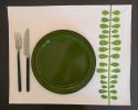 VINE placemat | Tableware by OTSI design. Item composed of canvas compatible with minimalism and contemporary style