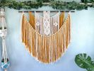 Small Macrame Wall Hanging | Wall Hangings by Desert Indulgence. Item composed of cotton compatible with boho style