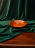 Artisan Cherry Wood Serving Bowl | Hand-Turned Luxury Art | Decorative Bowl in Decorative Objects by Holzkunst Samuel Meisinger. Item composed of wood in art deco or modern style