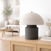 Porcini mushroom table lamp | Lamps by ENOceramics. Item made of ceramic works with minimalism & country & farmhouse style