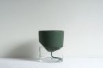 Kapi big green | Planter in Vases & Vessels by Krafla. Item composed of ceramic and glass in minimalism or contemporary style
