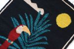 Tucán en Vela / Sleepless Toucan | Small Rug in Rugs by Tierra y Mano. Item composed of fabric