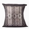 Naami Black Silk Pillow | Pillows by Studio Variously. Item composed of cotton