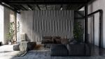 RONA - Wall & Ceiling Panel | Paneling in Wall Treatments by Mikodam Design. Item composed of oak wood & wool compatible with minimalism and mid century modern style