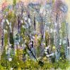 Nightfall Triptych | Oil And Acrylic Painting in Paintings by Joanie Gagnon San Chirico Studio. Item composed of canvas compatible with contemporary and country & farmhouse style