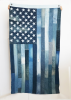 Denim Flags | Tapestry in Wall Hangings by ANTLRE - Hannah Sitzer | San Francisco in San Francisco. Item made of fabric