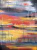 The Sunset | Oil And Acrylic Painting in Paintings by KARDIMAGO. Item made of canvas & synthetic